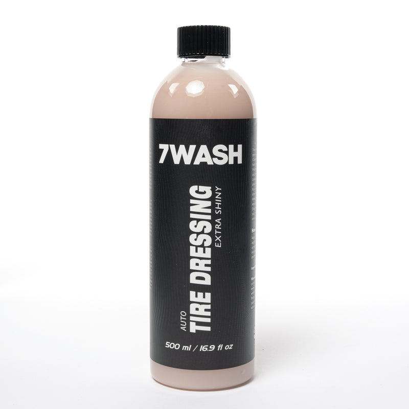 Tire Shine & Dressing – Extra Shiny Finish – Long-Lasting Protection 500ml 7WASH