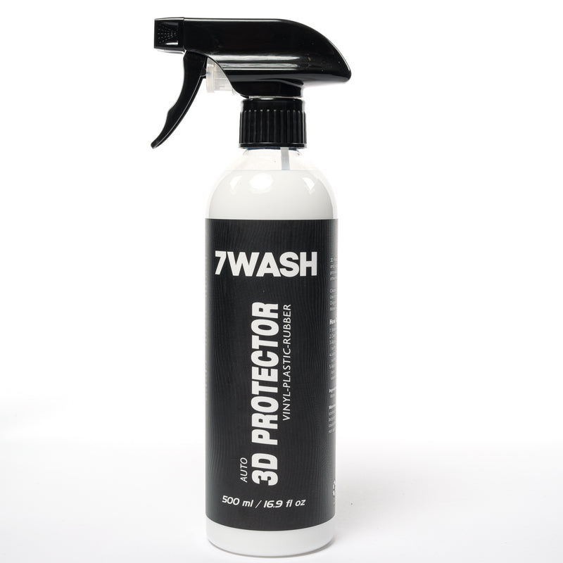 Plastic & Rubber Care – 3D-Protector Interior & Exterior Shine 500ml 7WASH