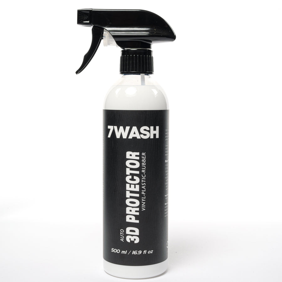 Plastic & Rubber Care – 3D-Protector Interior & Exterior Shine 500ml 7WASH